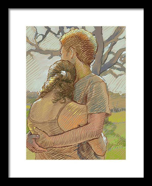 The Lovers - Framed Print