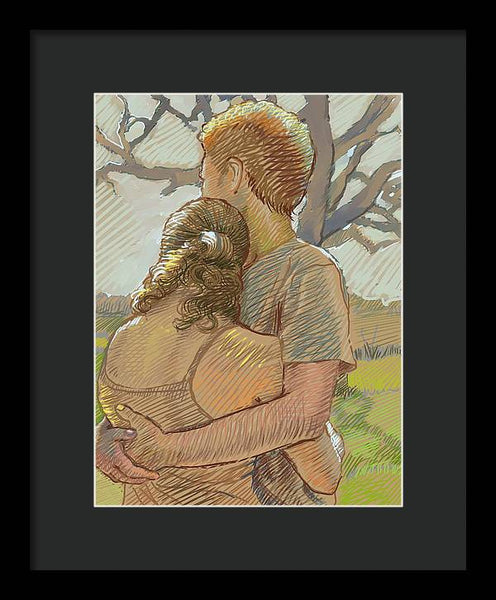 The Lovers - Framed Print