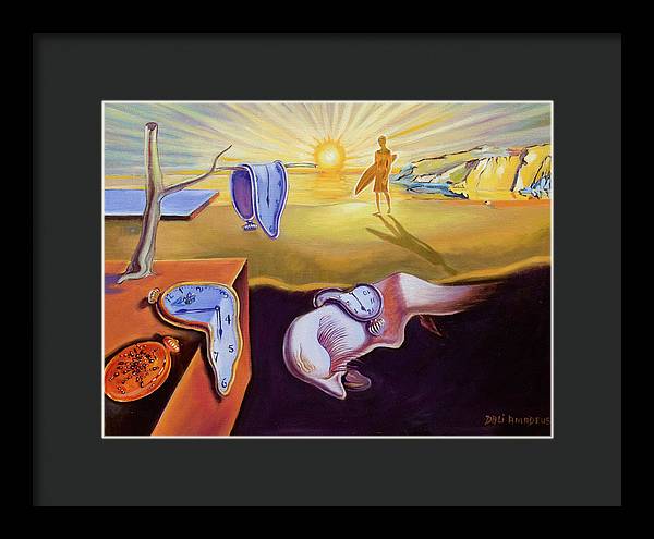 The persistence of memory-Amadeus series  - Framed Print