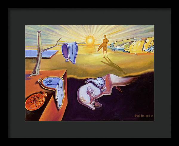 The persistence of memory-Amadeus series  - Framed Print