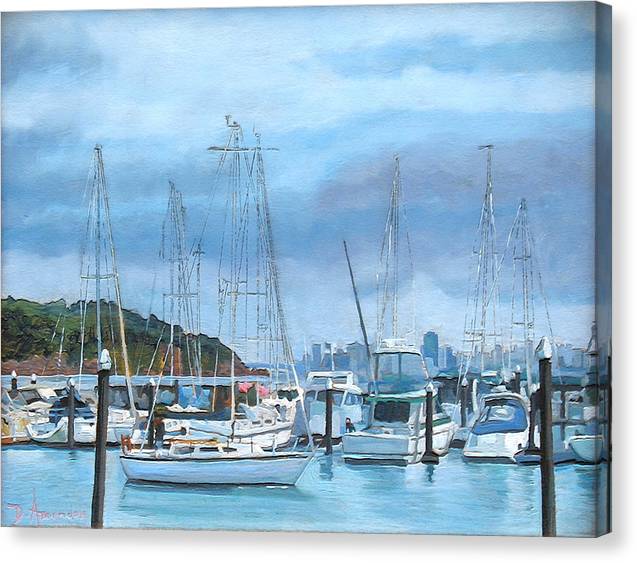 Tiburon Pier - Canvas Print