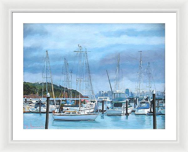 Tiburon Pier - Framed Print