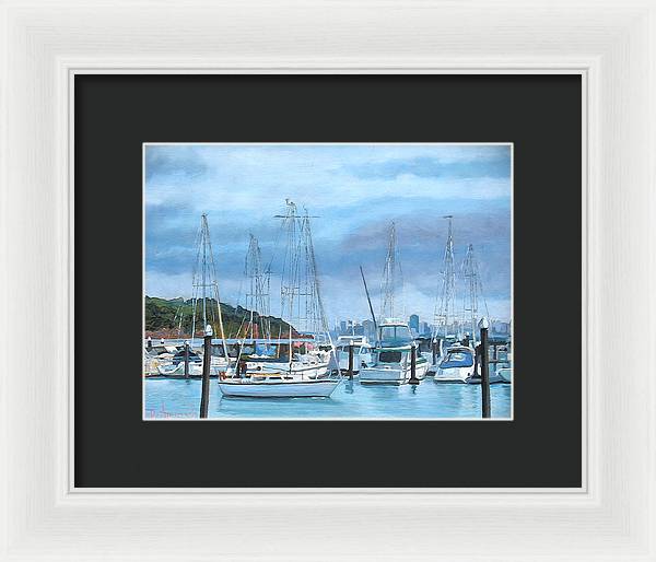 Tiburon Pier - Framed Print