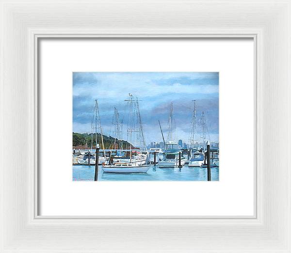 Tiburon Pier - Framed Print