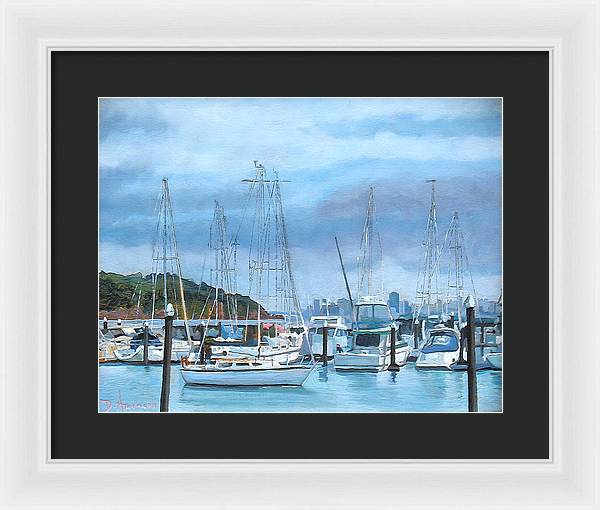 Tiburon Pier - Framed Print