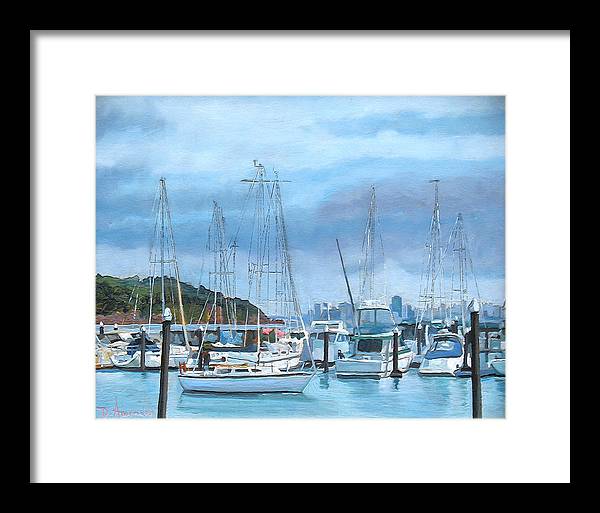 Tiburon Pier - Framed Print