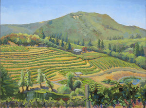 Vineyards In The Mountains - Art Print