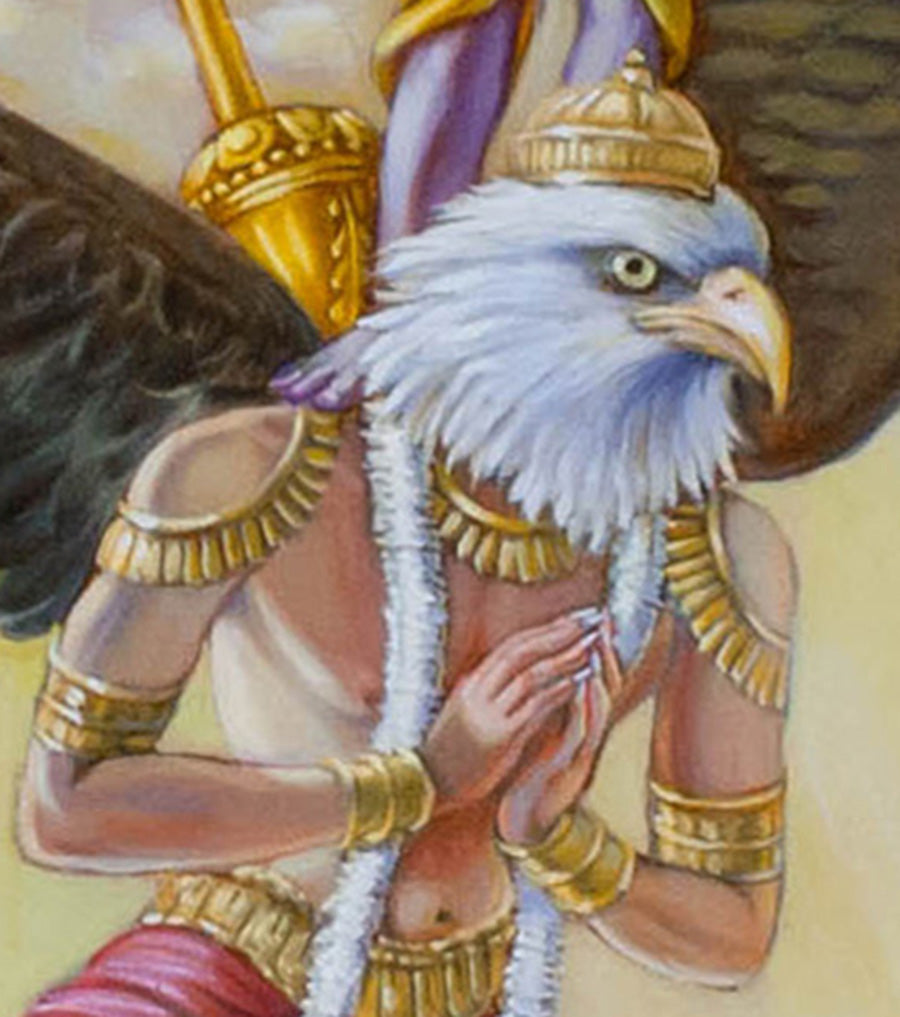 Garuda Bird Painting The Legend Of Garuda And The Origin Of The Bird